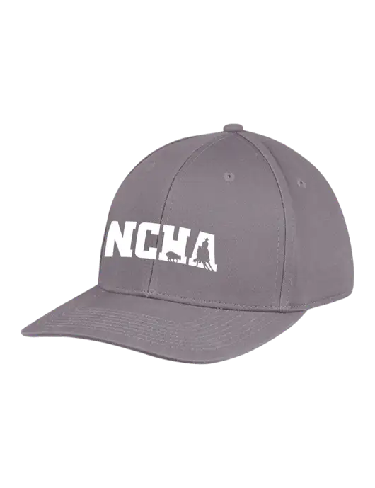 Premium Modern Structured Twill Charcoal Snapback Cap w/NCHA Logo