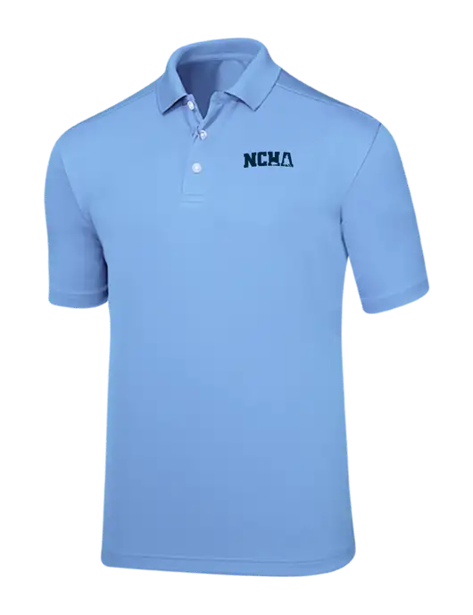 Callaway Core Light Blue Performance Polo w/NCHA Logo