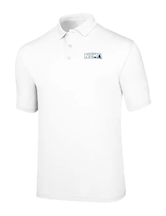 Callaway Opti-Dri White Chev Polo w/NCHA Logo