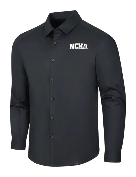 OGIO Black Commuter Woven Shirt w/NCHA Logo