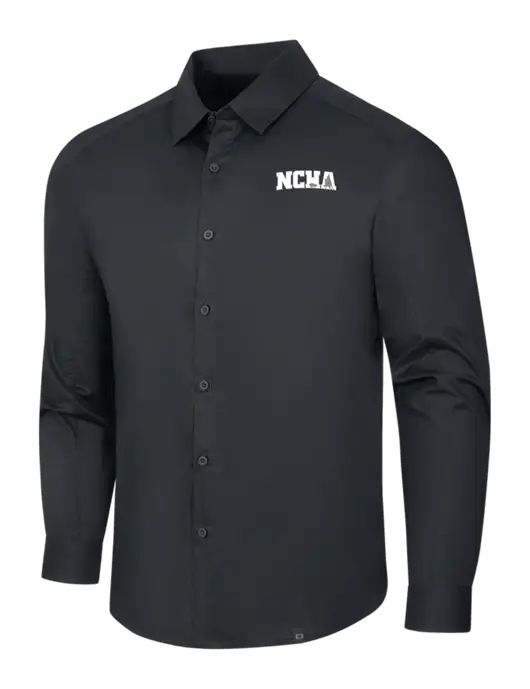 OGIO Black Commuter Woven Shirt w/NCHA Logo