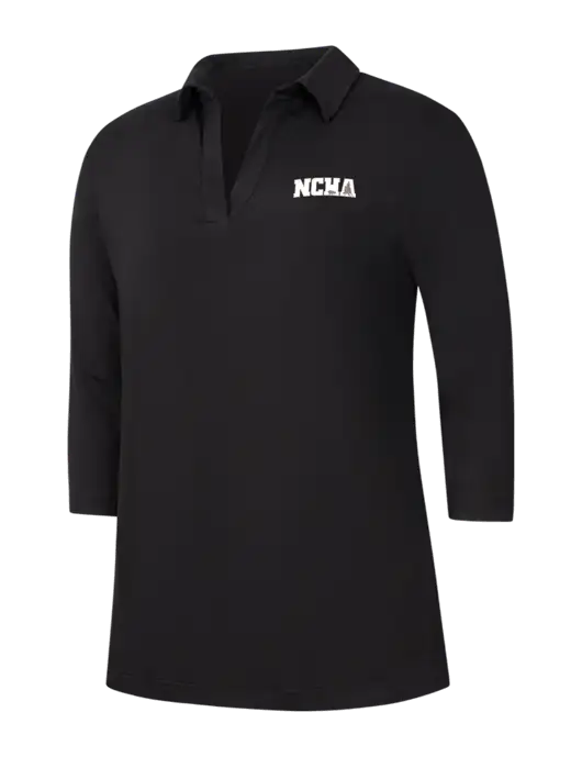Womens Black Luxe Knit Tunic w/NCHA Logo