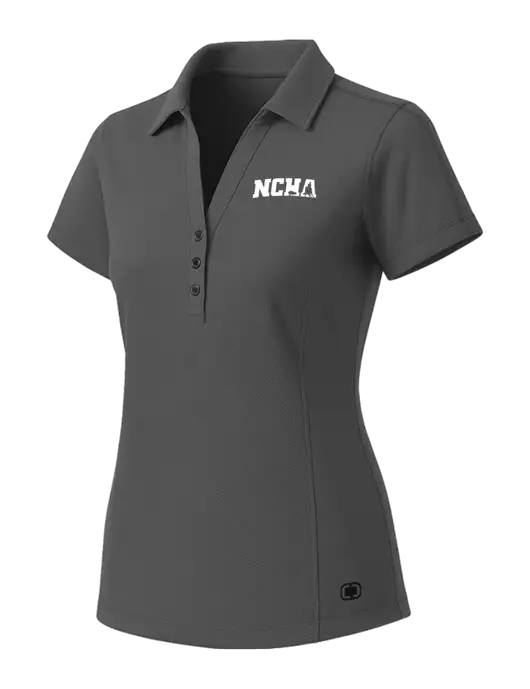 OGIO Womens Medium Grey ONYX Polo w/NCHA Logo