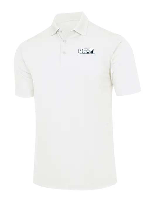 White Micropique Sport-Wick Polo w/NCHA Logo