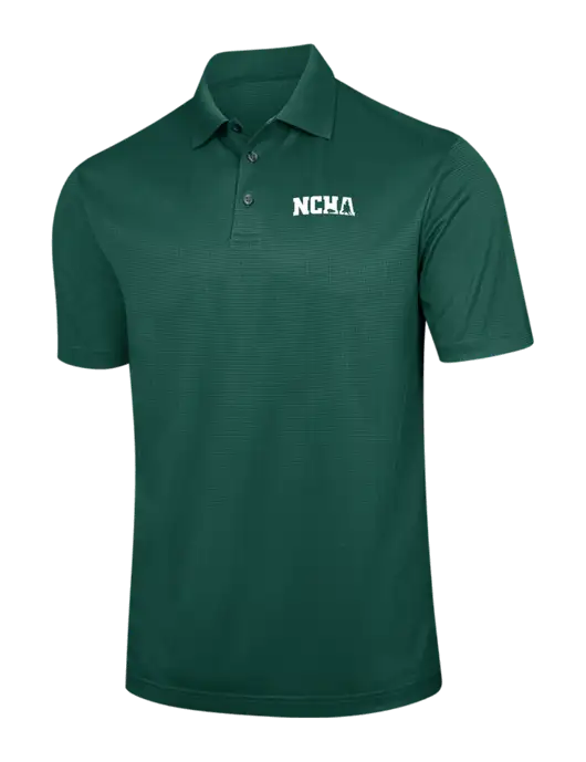 Dark Green Performance Fine Jacquard Polo w/NCHA Logo
