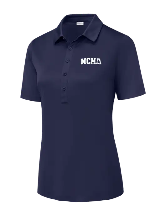 True Navy Womens Posi-UV Pro Polo w/NCHA Logo