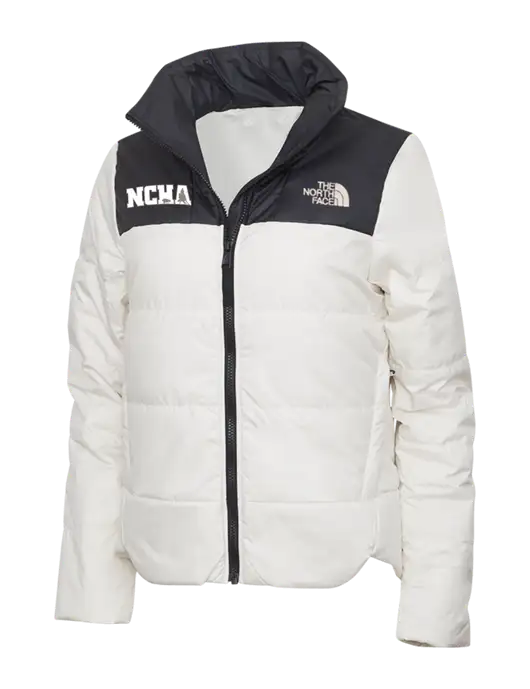 North Face Womens Vintage White Everyday Insulated Jacket w/NCHA Logo