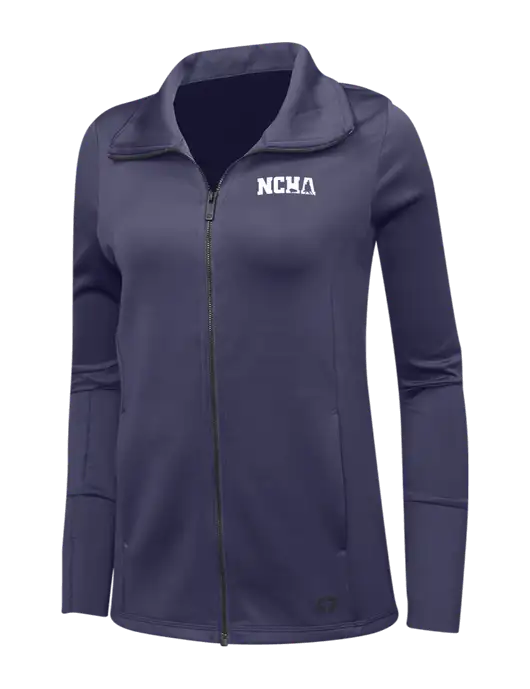 OGIO Navy Womens Endurance Modern Performance Full-Zip w/NCHA Logo