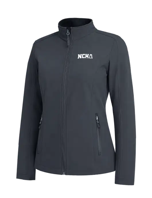 Charcoal Grey Womens Core Soft Shell Jacket w/NCHA Logo