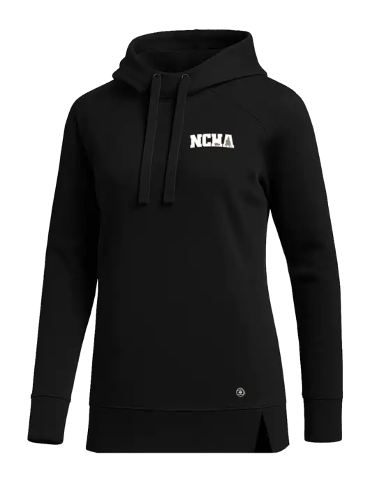 OGIO Black Womens Luuma Pullover Fleece Hoodie w/NCHA Logo