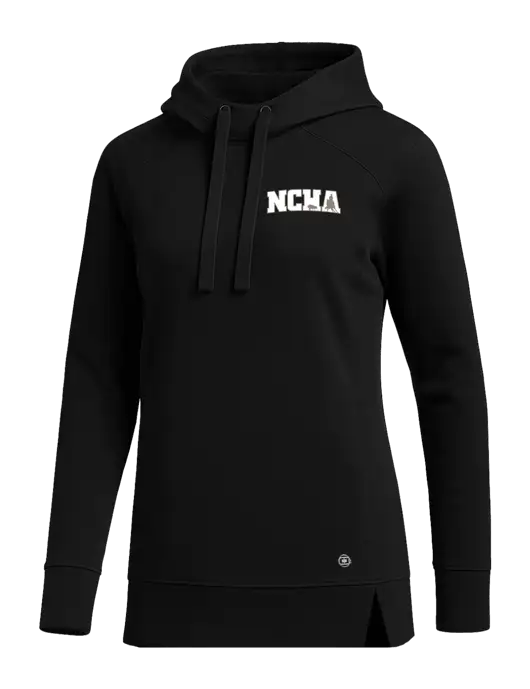 OGIO Black Womens Luuma Pullover Fleece Hoodie w/NCHA Logo