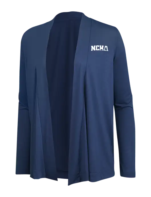 Dusty  Blue Womens Concept Cardigan w/NCHA Logo