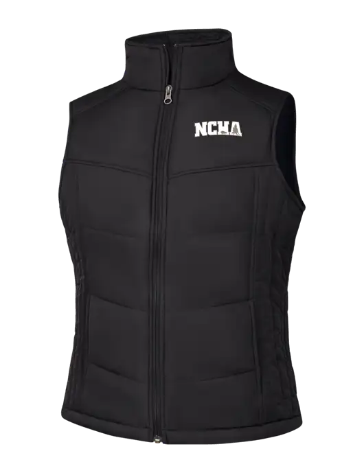 Womens Black/Black Vest w/NCHA Logo