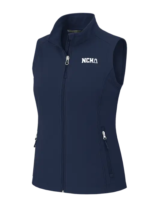 Navy Womens Core Soft Shell Vest w/NCHA Logo