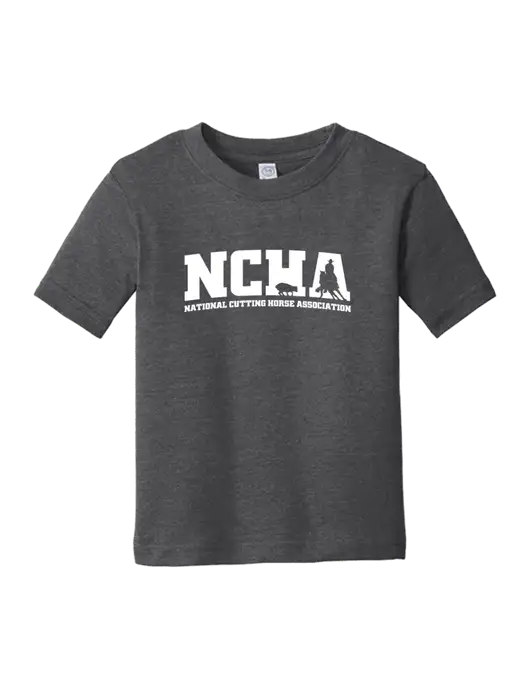 Rabbit Skins Vintage Smoke Toddler Fine Jersey Tee w/NCHA Logo