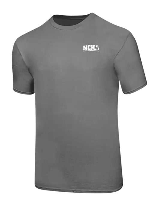 Ring Spun Medium Grey 4.5 oz T-Shirt w/NCHA Logo