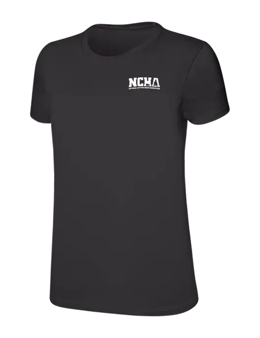 Womens Ring Spun Charcoal 4.5 oz T-Shirt w/NCHA Logo