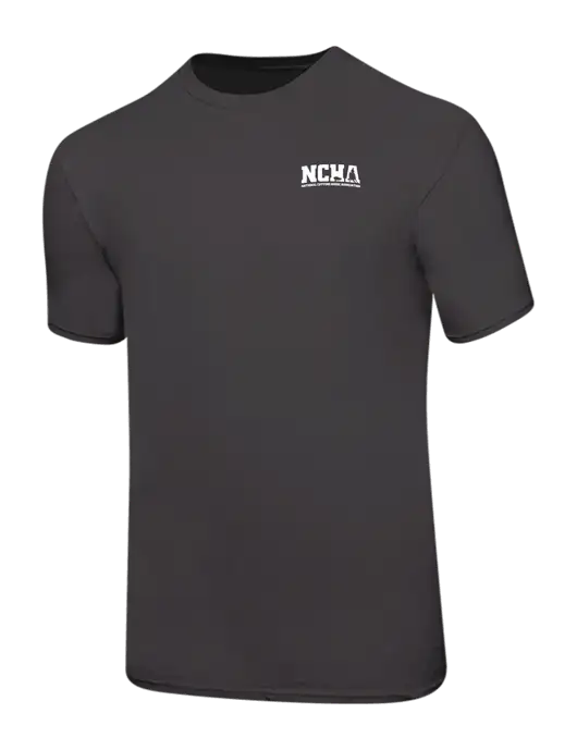 Ring Spun Charcoal 4.5 oz T-Shirt w/NCHA Logo