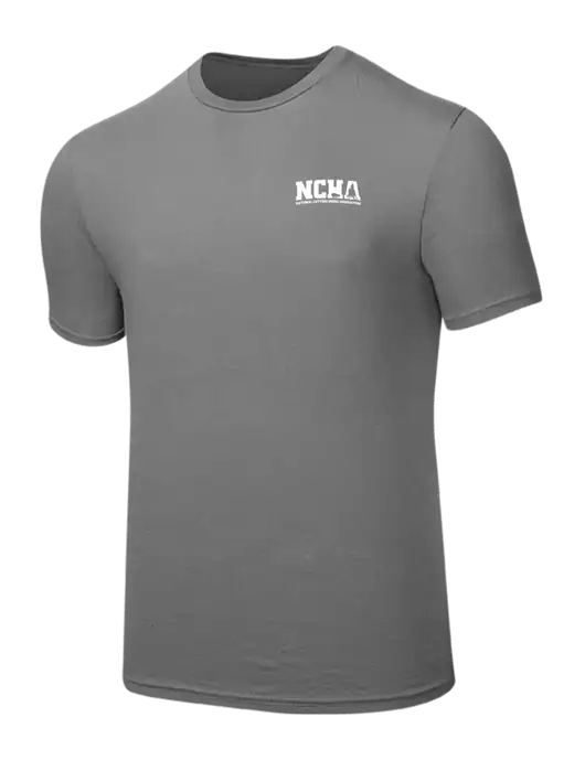 Seriously Soft Medium Grey T-Shirt w/NCHA Logo