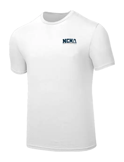 Seriously Soft White T-Shirt w/NCHA Logo