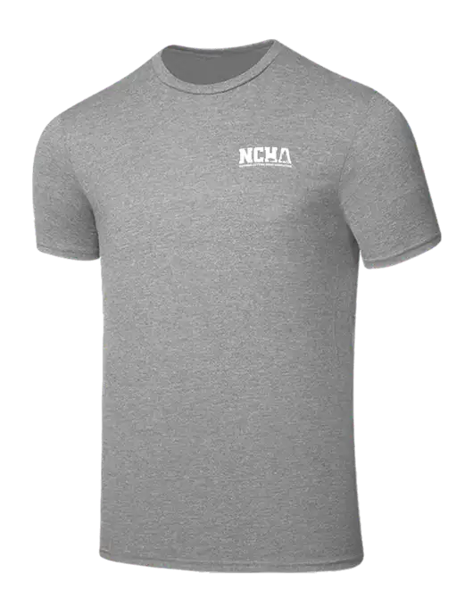 Seriously Soft Light Heather Grey T-Shirt w/NCHA Logo