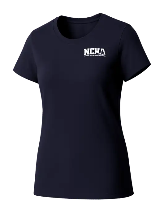Womens Seriously Soft New Navy T-Shirt w/NCHA Logo