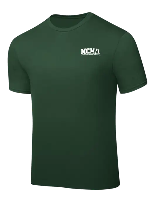 Dark Green PosiCharge Competitor Tee w/NCHA Logo