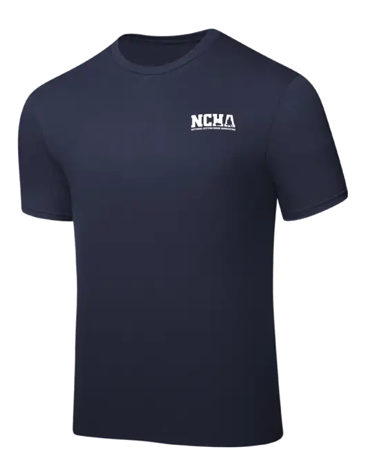 Navy PosiCharge Competitor Tee w/NCHA Logo