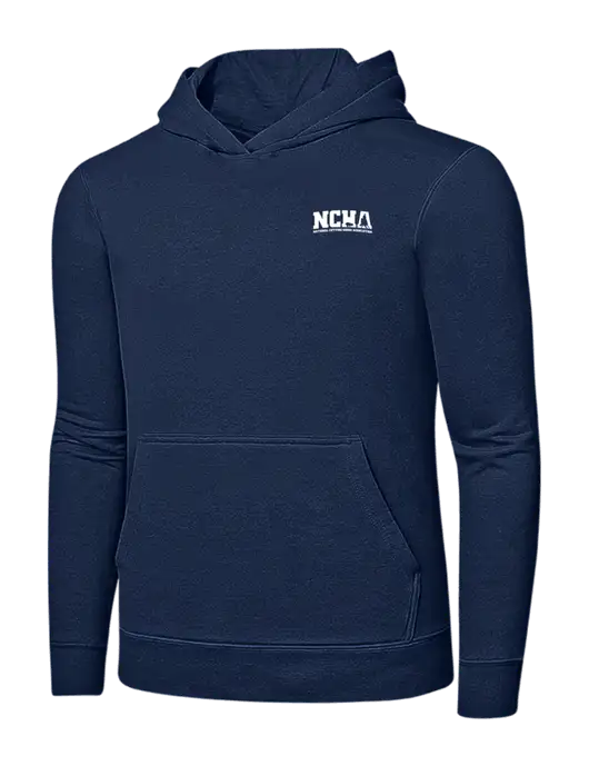 Navy 7.8 oz Ring Spun Hooded Sweatshirt w/NCHA Logo