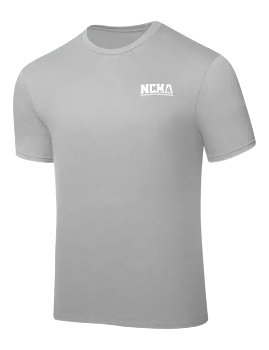 Silver PosiCharge Competitor Tee w/NCHA Logo