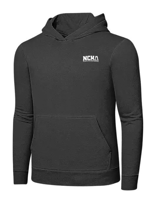 Charcoal 7.8 oz Ring Spun Hooded Sweatshirt w/NCHA Logo