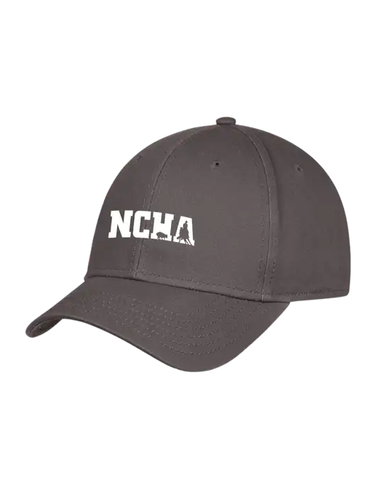 Charcoal Structured Cap Hook & Loop w/NCHA Logo
