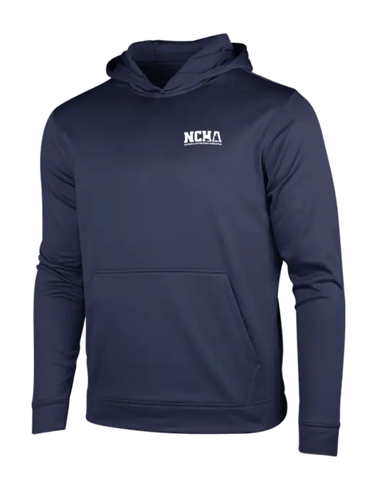 Navy Sport-Wick Fleece Hooded Pullover w/NCHA Logo