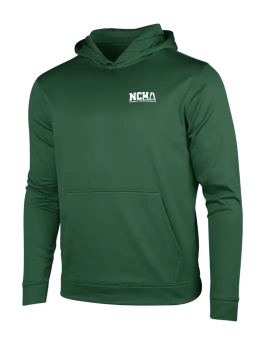 Forest Green Sport-Wick Fleece Hooded Pullover w/NCHA Logo