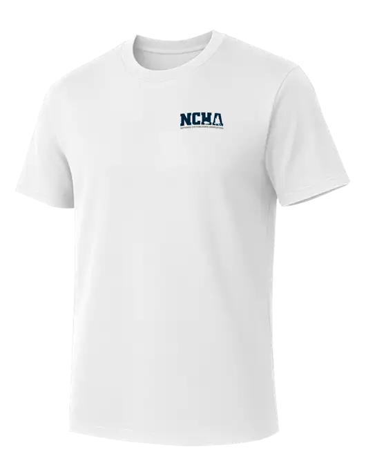Allmade Bright White Organic Cotton Tee w/NCHA Logo
