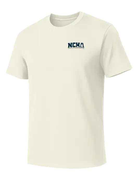 Allmade White Sand Organic Cotton Tee w/NCHA Logo