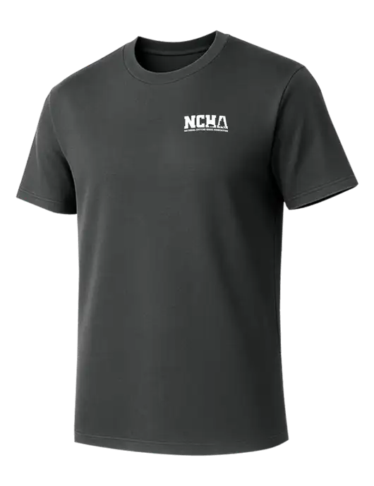 Allmade Charcoal Grey Organic Cotton Tee w/NCHA Logo