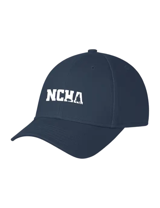 Navy Structured Cap Hook & Loop w/NCHA Logo