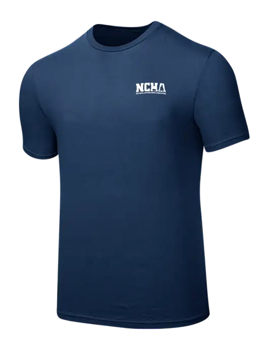 Seriously Soft Deep Slate Blue T-Shirt w/NCHA Logo