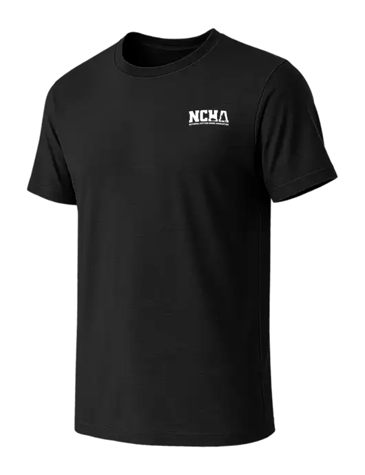 BELLA+CANVAS Black CVC Short Sleeve Tee w/NCHA Logo