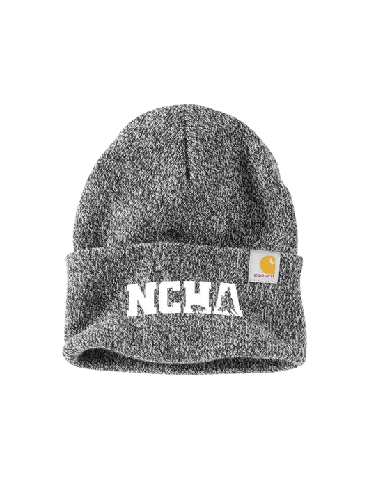 Carhartt Medium Grey Heather Watch Cap 2.0 w/NCHA Logo