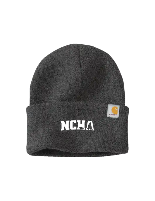 Carhartt Dark Grey Watch Cap 2.0 w/NCHA Logo
