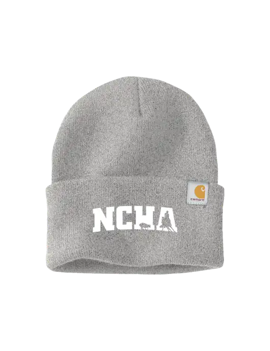Carhartt Light Grey Heather Watch Cap 2.0 w/NCHA Logo
