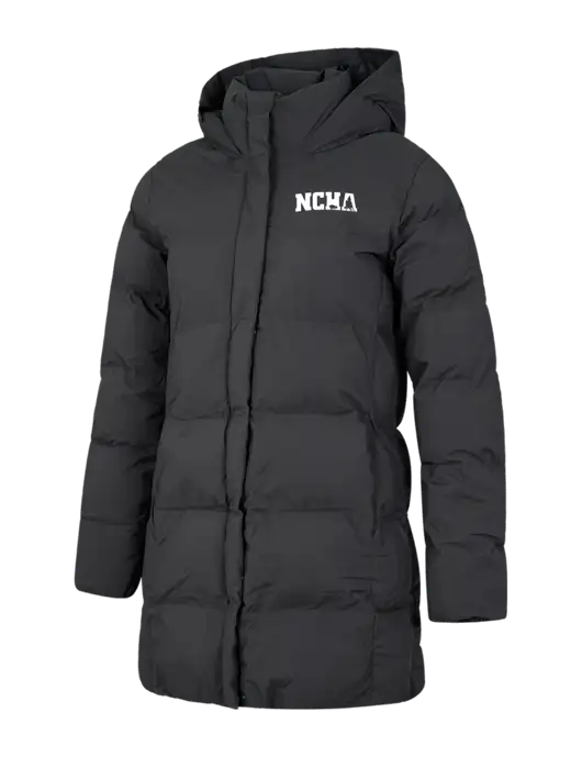 Mercer+Mettle Womens Dark Grey Puffy Parka  w/NCHA Logo
