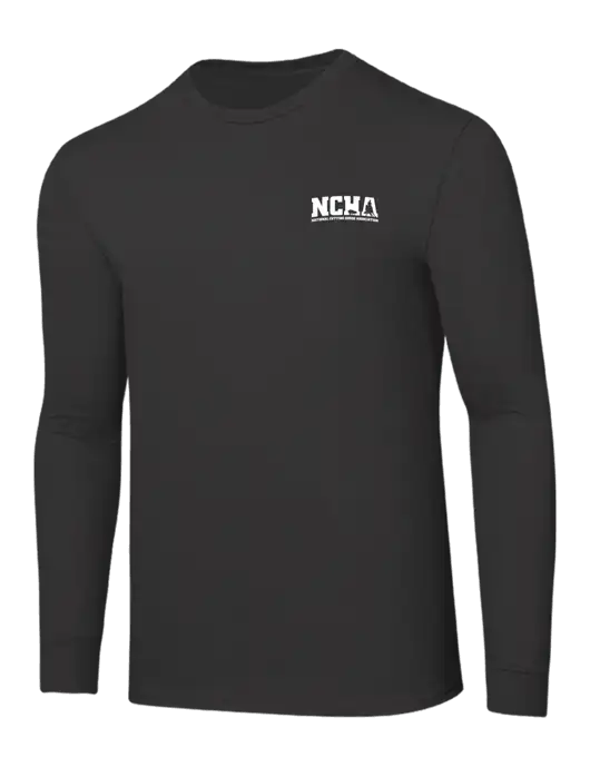 Core Blend Charcoal Grey Long Sleeve Tee w/NCHA Logo