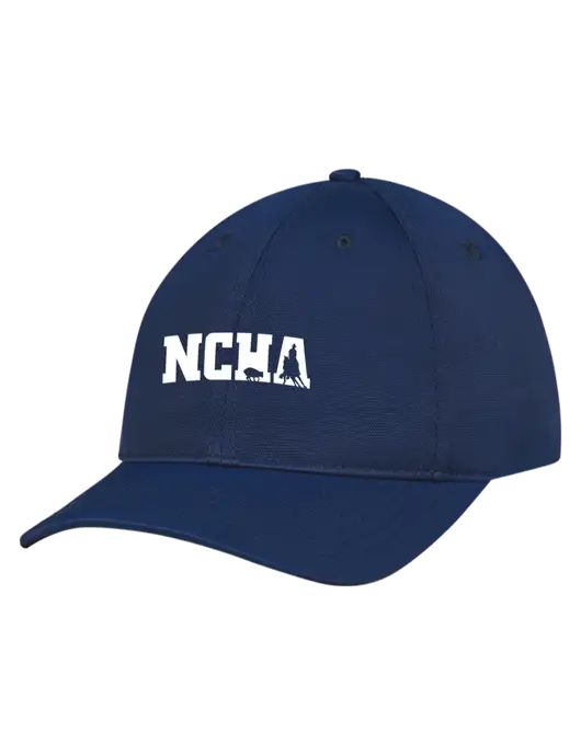 Navy Nylon Twill Performance Cap w/NCHA Logo