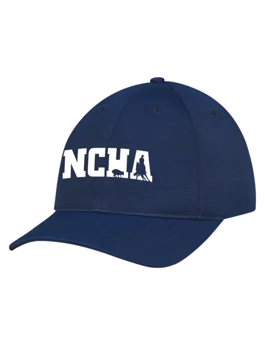 Navy Nylon Twill Performance Cap w/NCHA Logo