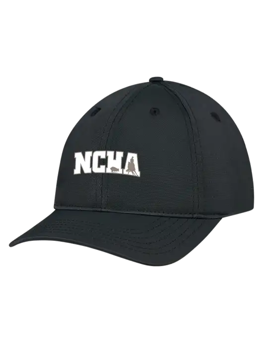 Black Nylon Twill Performance Cap w/NCHA Logo