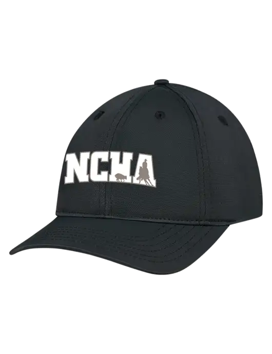 Black Nylon Twill Performance Cap w/NCHA Logo