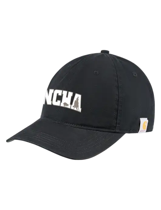 Carhartt Black Cotton Canvas Cap w/NCHA Logo